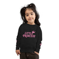 Little Princess Toddler Sweatshirt - Pink Crown Kids Crewneck