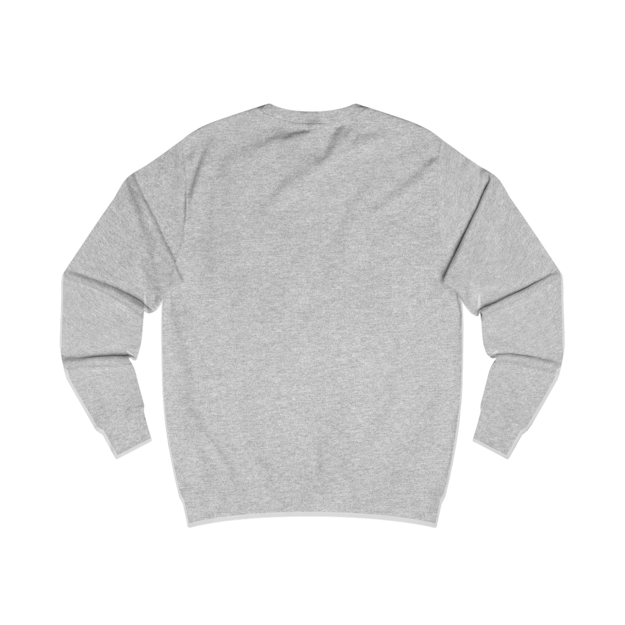 Focus Vertical Graphic Sweatshirt — 'Less Is More' Minimalist Motivational Crewneck