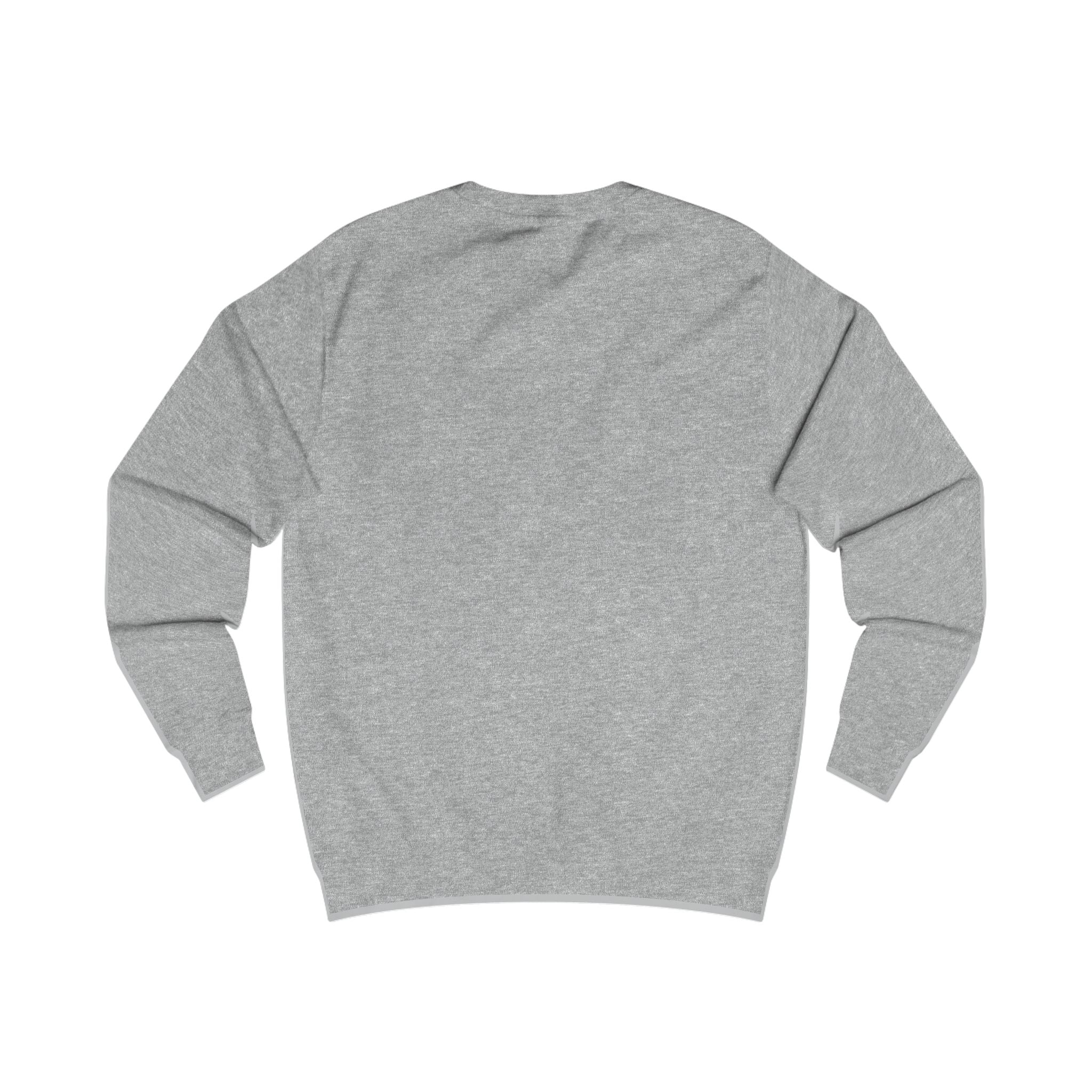 Focus Vertical Graphic Sweatshirt — 'Less Is More' Minimalist Motivational Crewneck