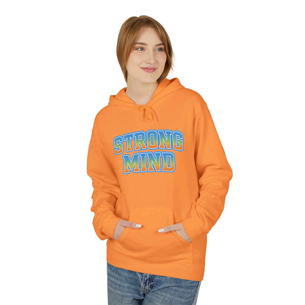Strong Mind Hoodie — Retro Colorful Graphic Pullover for Musicians & Creatives