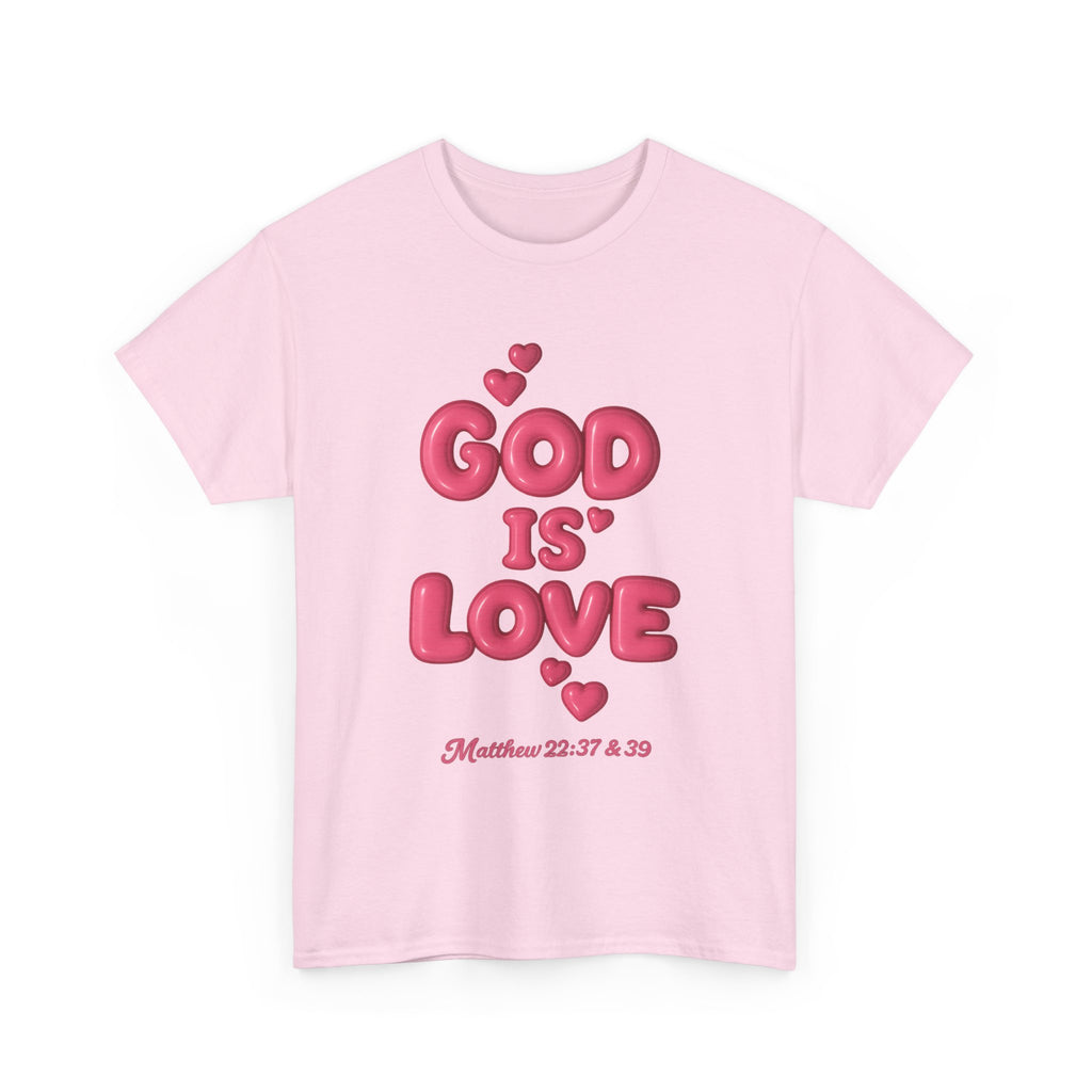 God Is Love T-Shirt — Matthew 22:37&39 Inspirational Christian Tee