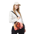 Glam Girl Tote Bag — Chic Makeup Portrait All-Over Print