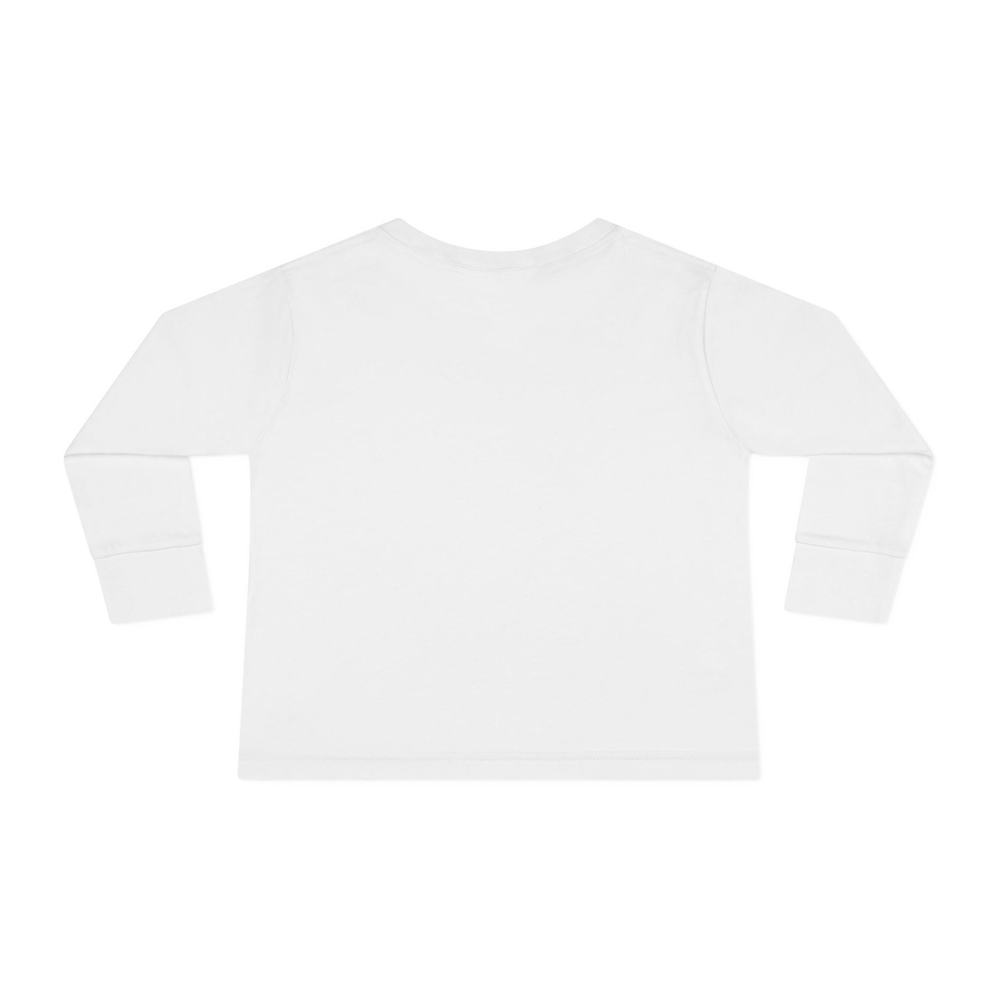 Toddler Long Sleeve Tee — "Be Cute Be Wild" Tiger Roar Graphic
