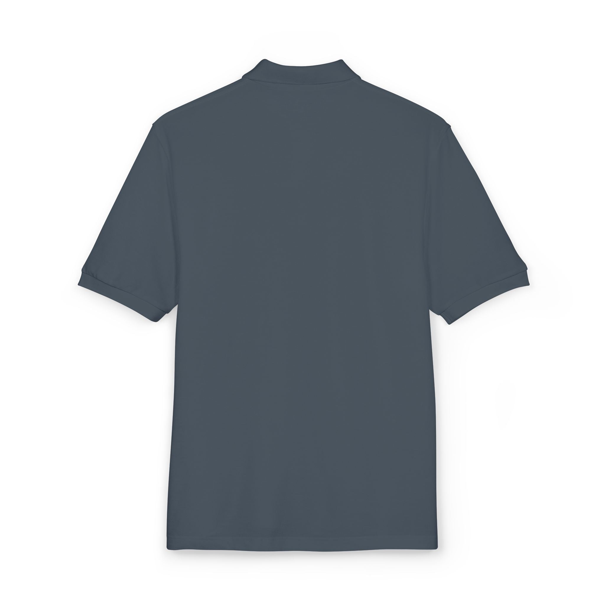 Embroidered ' Smile Everytime ' Polo Shirt - Casual Graphic Workwear