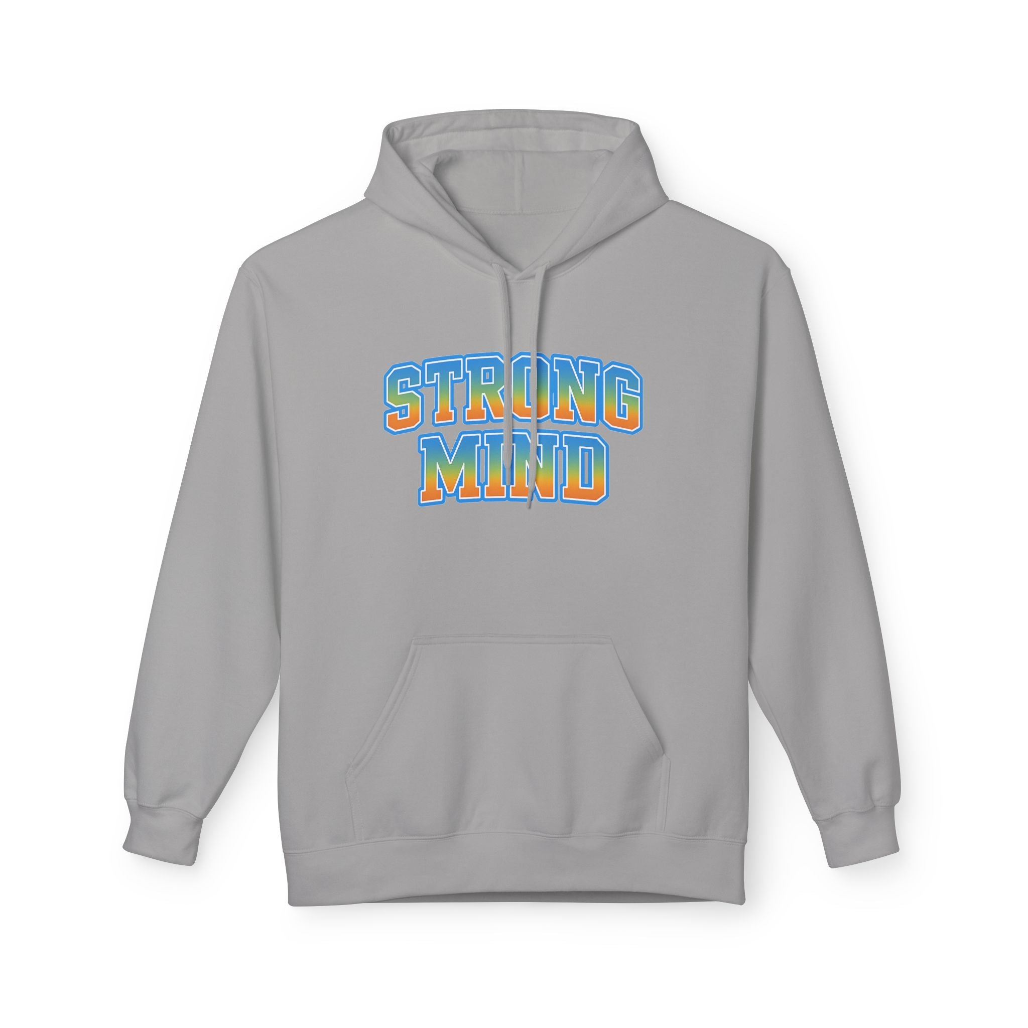 Strong Mind Hoodie — Retro Colorful Graphic Pullover for Musicians & Creatives