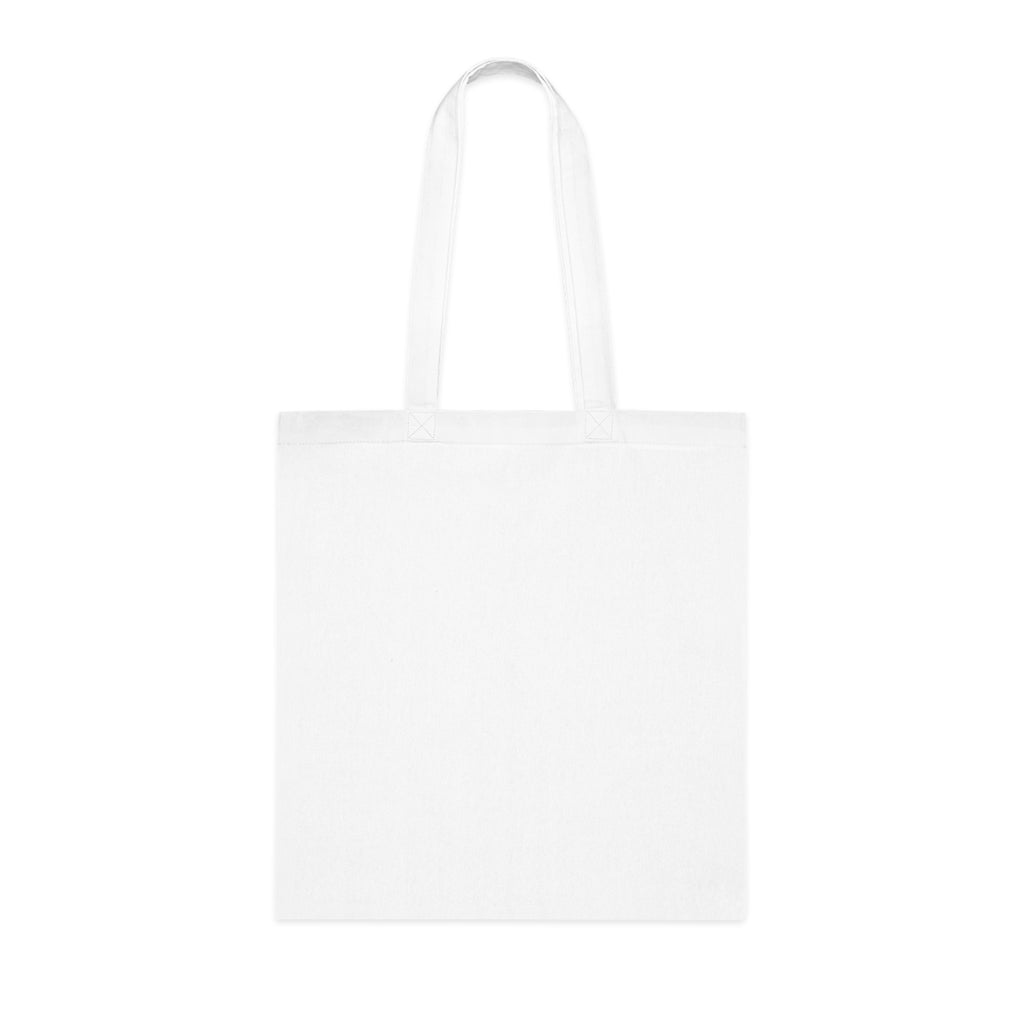 God Is Love Cotton Tote — Pink Heart Christian Scripture Tote (Matthew 22:37 & 39)