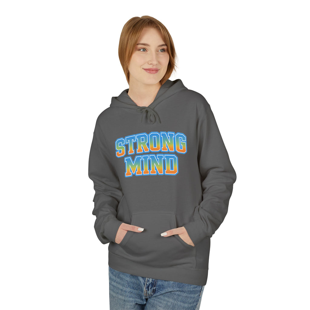 Strong Mind Hoodie — Retro Colorful Graphic Pullover for Musicians & Creatives