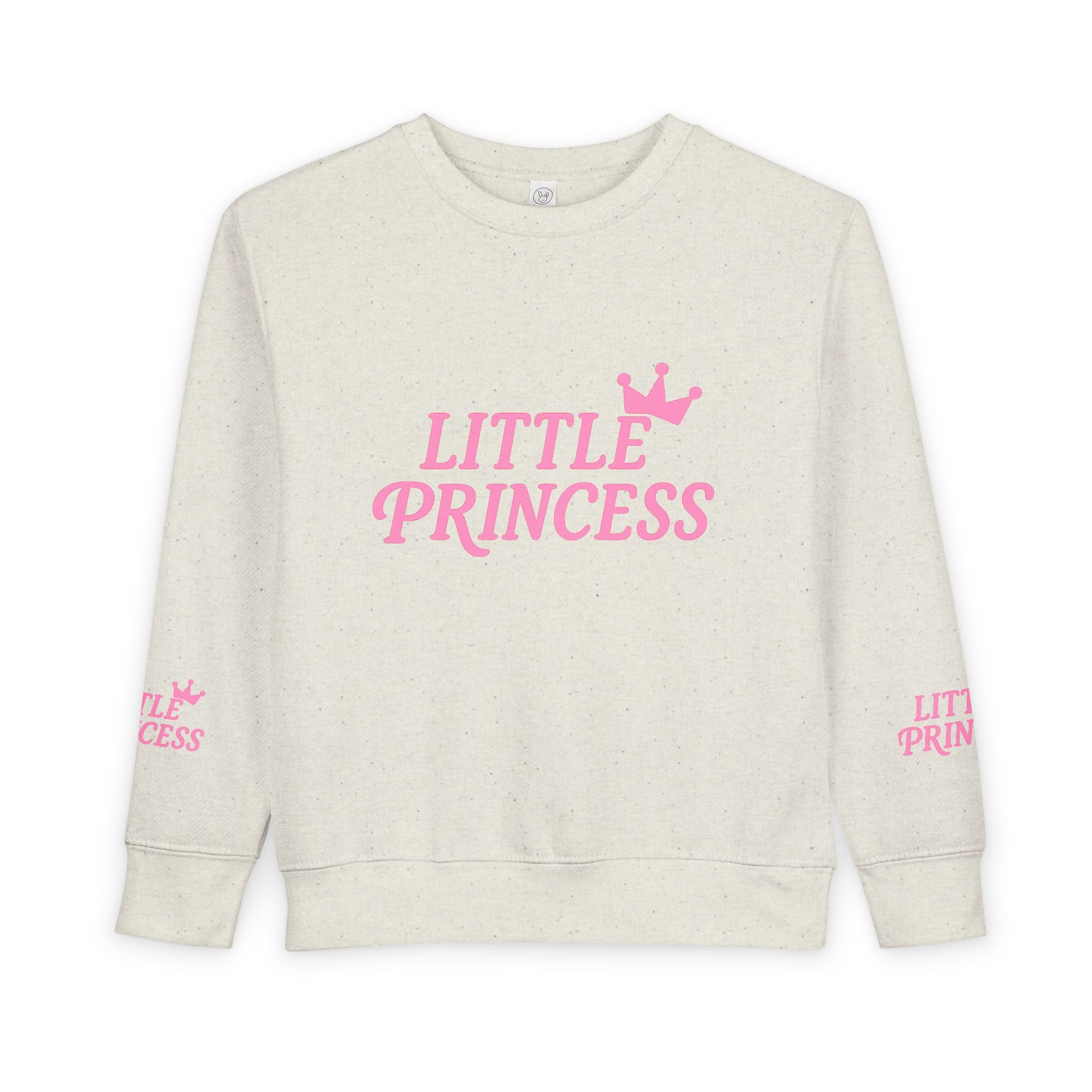 Little Princess Toddler Sweatshirt - Pink Crown Kids Crewneck