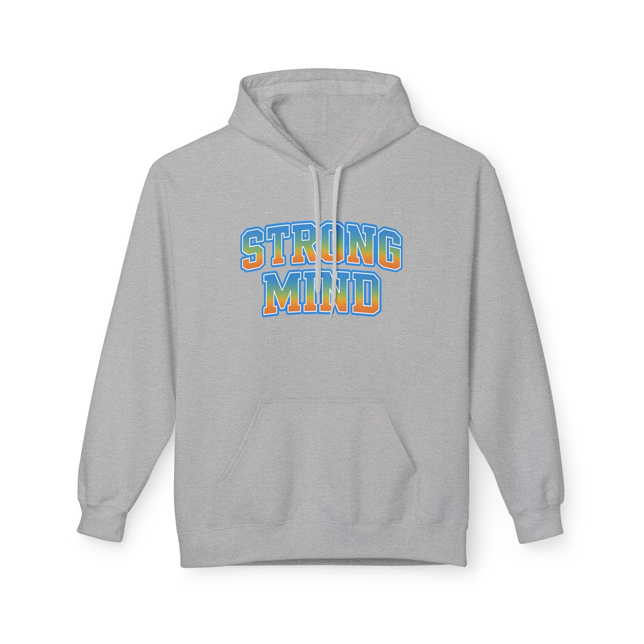 Strong Mind Hoodie — Retro Colorful Graphic Pullover for Musicians & Creatives