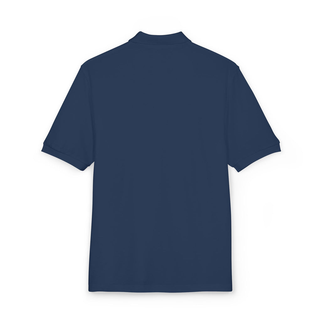 Embroidered ' Smile Everytime ' Polo Shirt - Casual Graphic Workwear