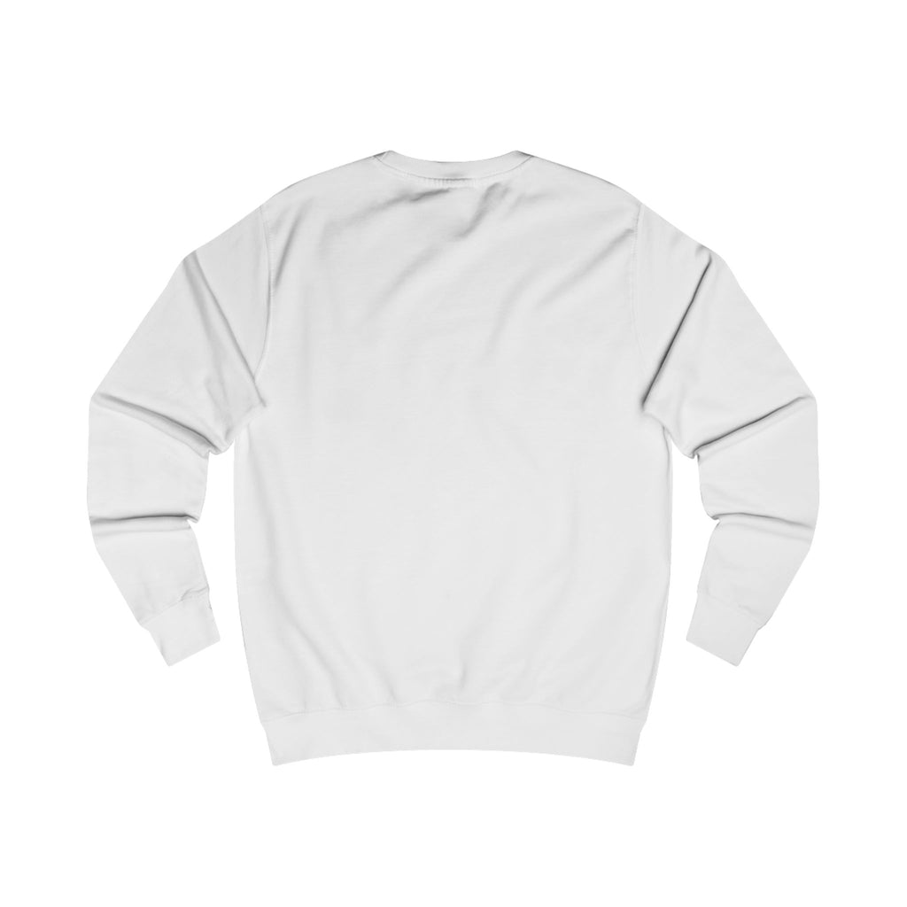 Focus Vertical Graphic Sweatshirt — 'Less Is More' Minimalist Motivational Crewneck
