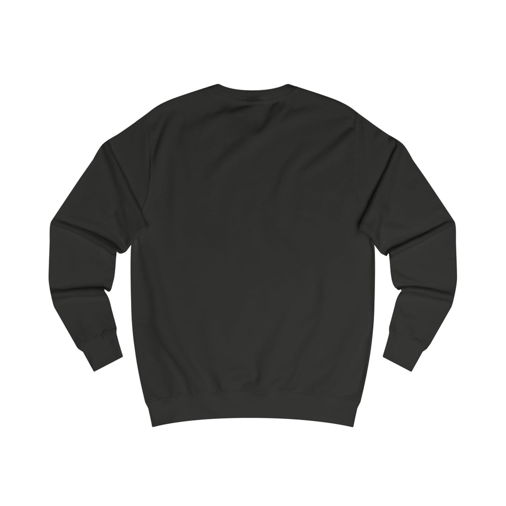 Focus Vertical Graphic Sweatshirt — 'Less Is More' Minimalist Motivational Crewneck