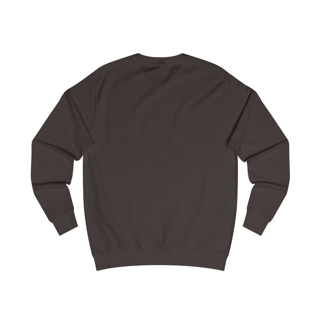 Focus Vertical Graphic Sweatshirt — 'Less Is More' Minimalist Motivational Crewneck