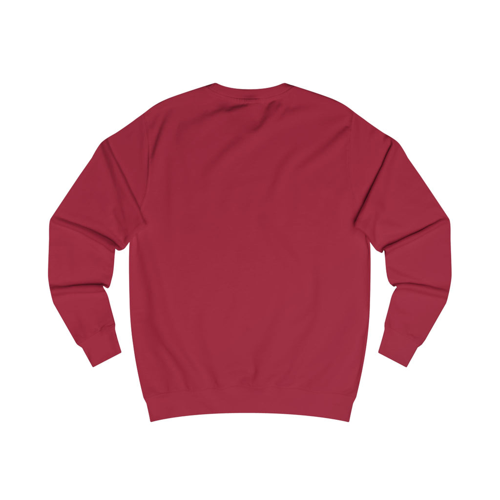 Focus Vertical Graphic Sweatshirt — 'Less Is More' Minimalist Motivational Crewneck