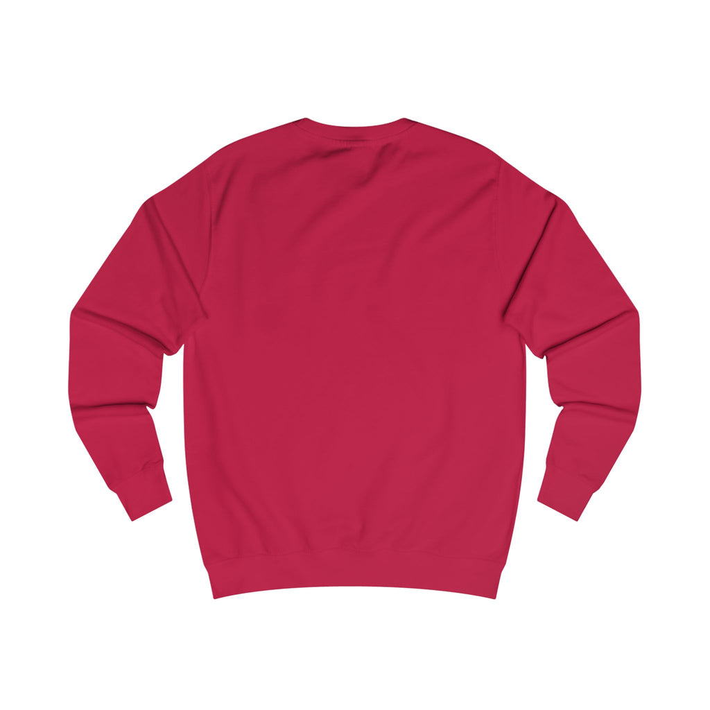Focus Vertical Graphic Sweatshirt — 'Less Is More' Minimalist Motivational Crewneck