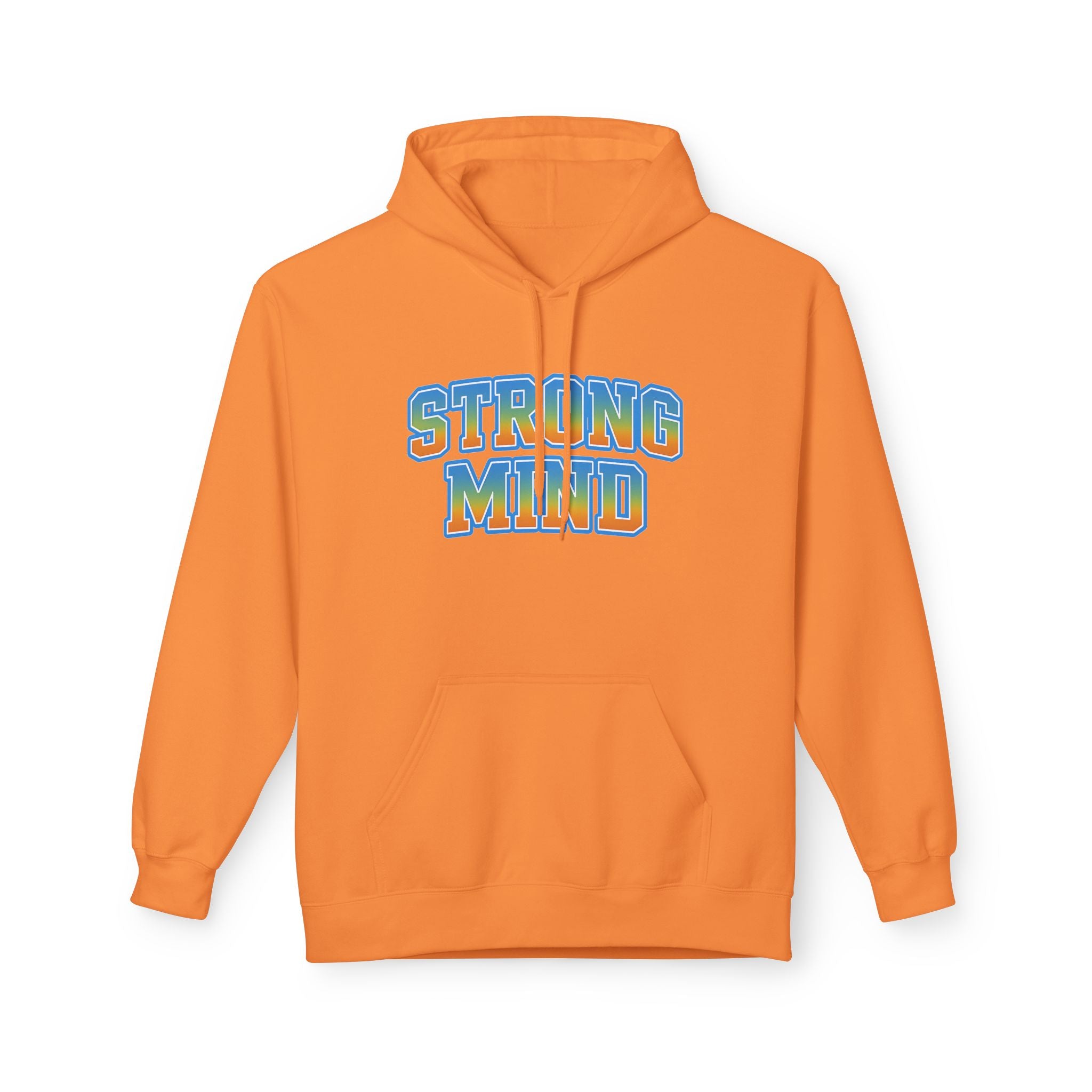 Strong Mind Hoodie — Retro Colorful Graphic Pullover for Musicians & Creatives