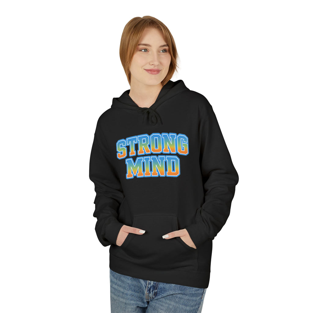 Strong Mind Hoodie — Retro Colorful Graphic Pullover for Musicians & Creatives