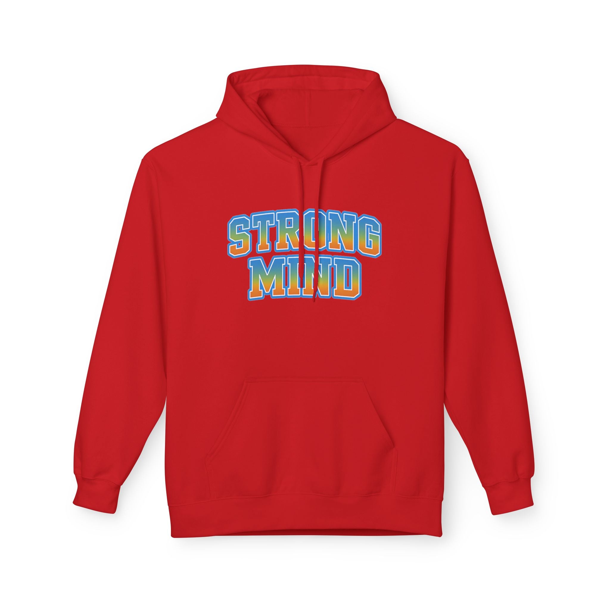 Strong Mind Hoodie — Retro Colorful Graphic Pullover for Musicians & Creatives