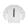 Focus Vertical Graphic Sweatshirt — 'Less Is More' Minimalist Motivational Crewneck