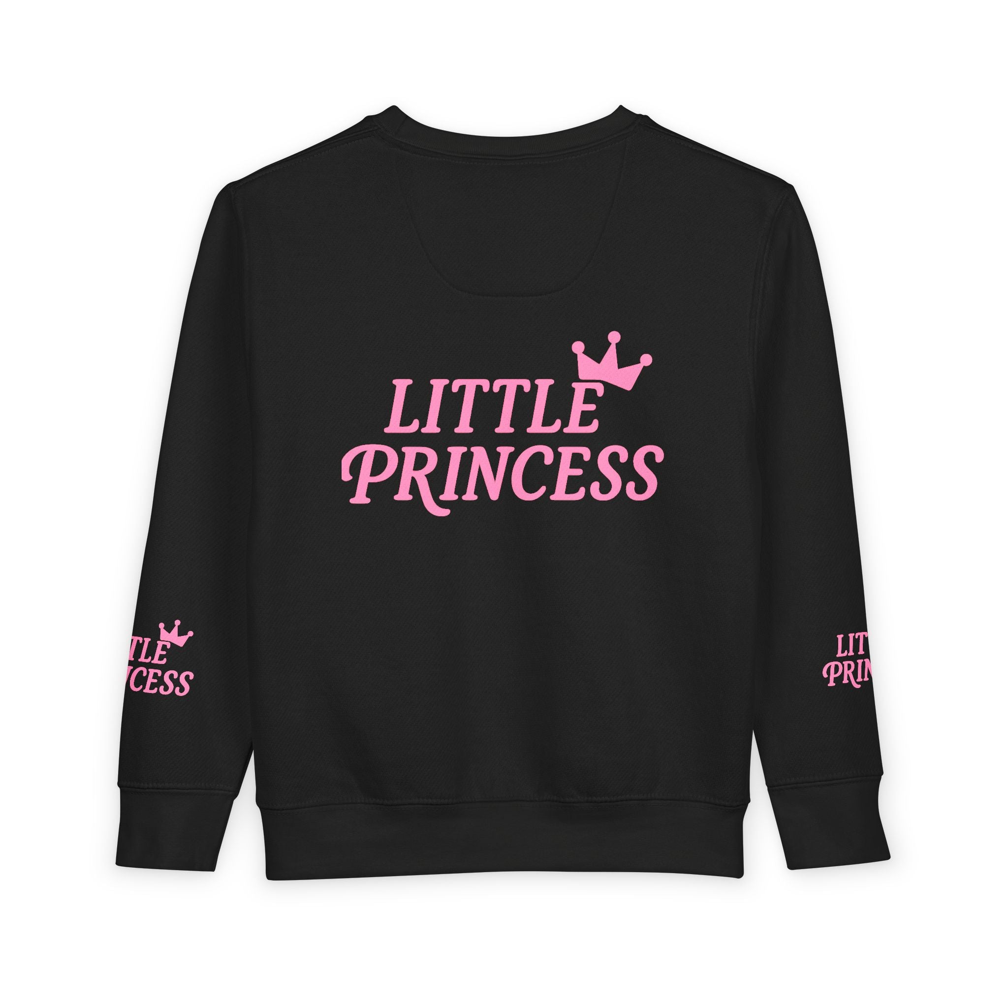Little Princess Toddler Sweatshirt - Pink Crown Kids Crewneck