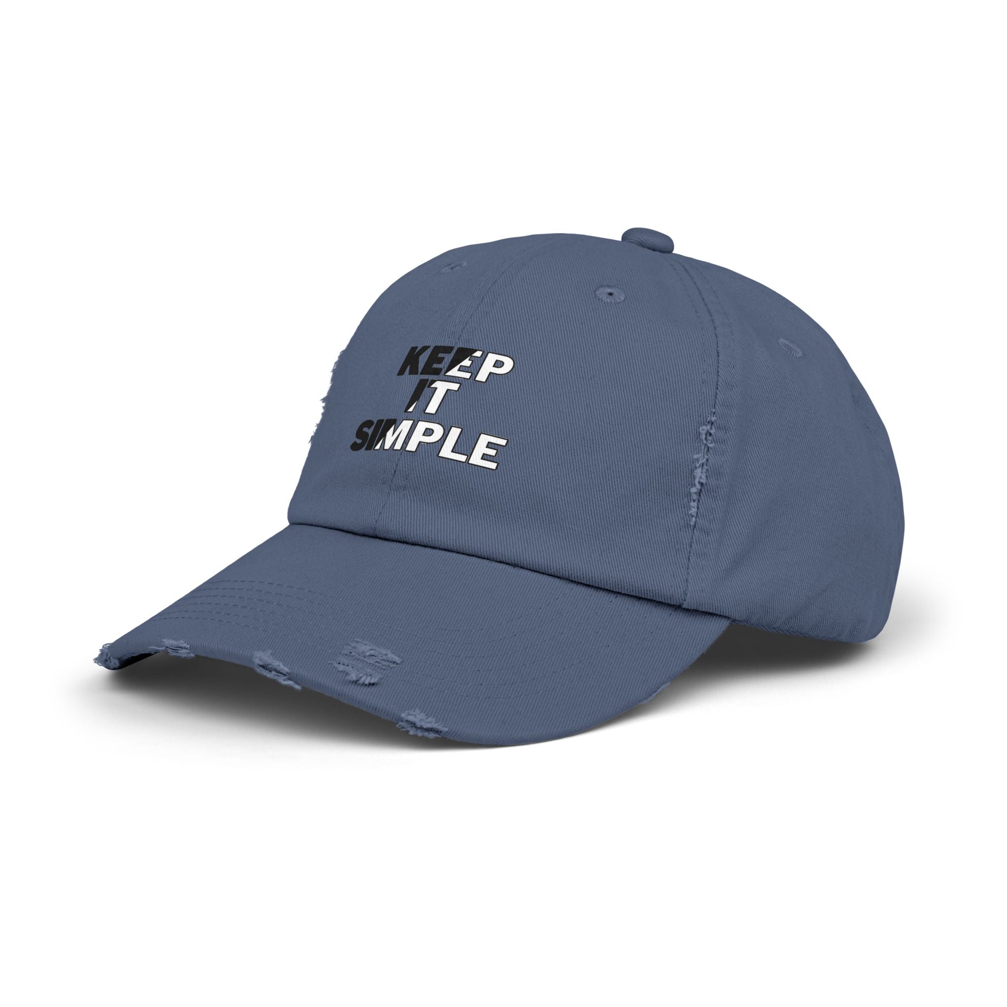 Keep It Simple Distressed Baseball Cap